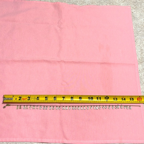 NYC DESIGNER LEE ANGEL “BREATHLESS BODY AND SOUL LOVING YOU FOREVER” NECKLACE - Picture 9 of 10